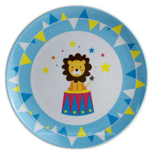 8 polegadas rodada Melamina Kids Plate