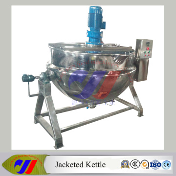 600L automática inclinação giratória vapor jacketed pote de cozinha