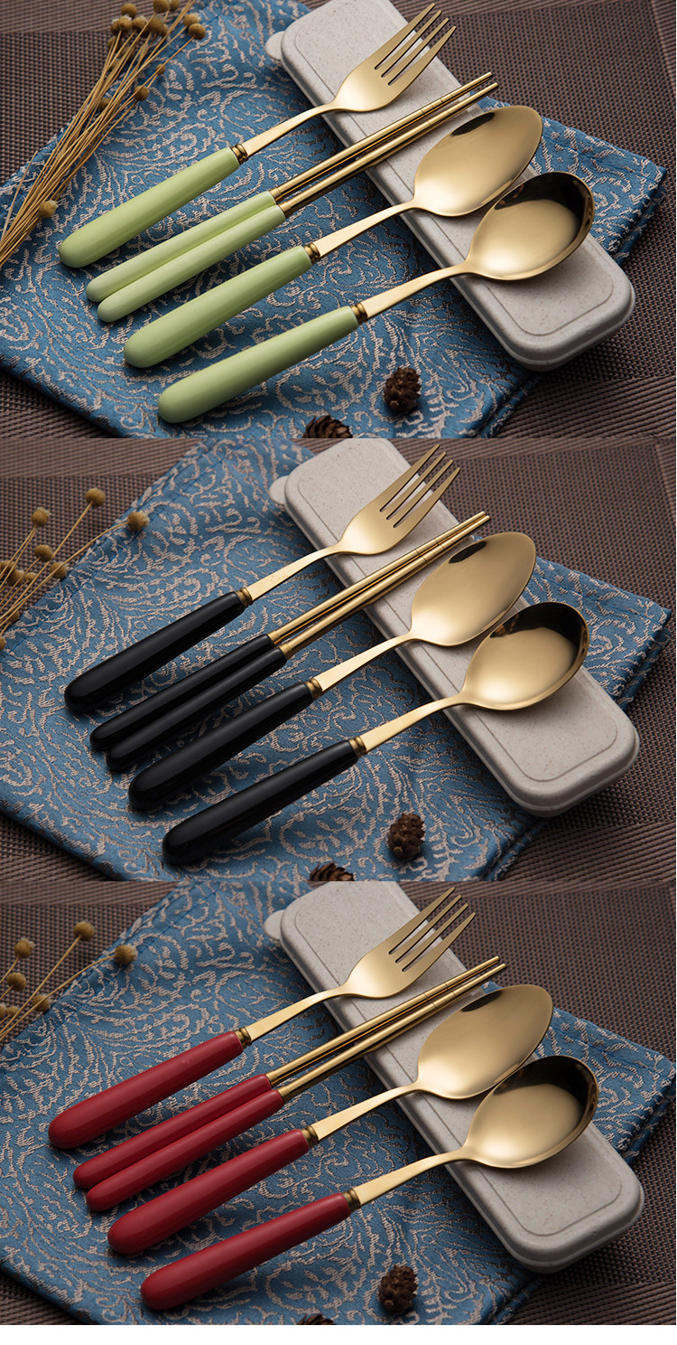  Ceramic Handle Flatware Sets