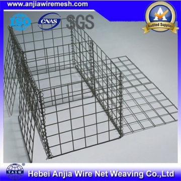 Welded and Galvanized, PVC Coated Wire Mesh Gabion Box