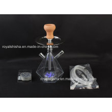 Neue billige tragbare Acryl Huka Shisha mit LED