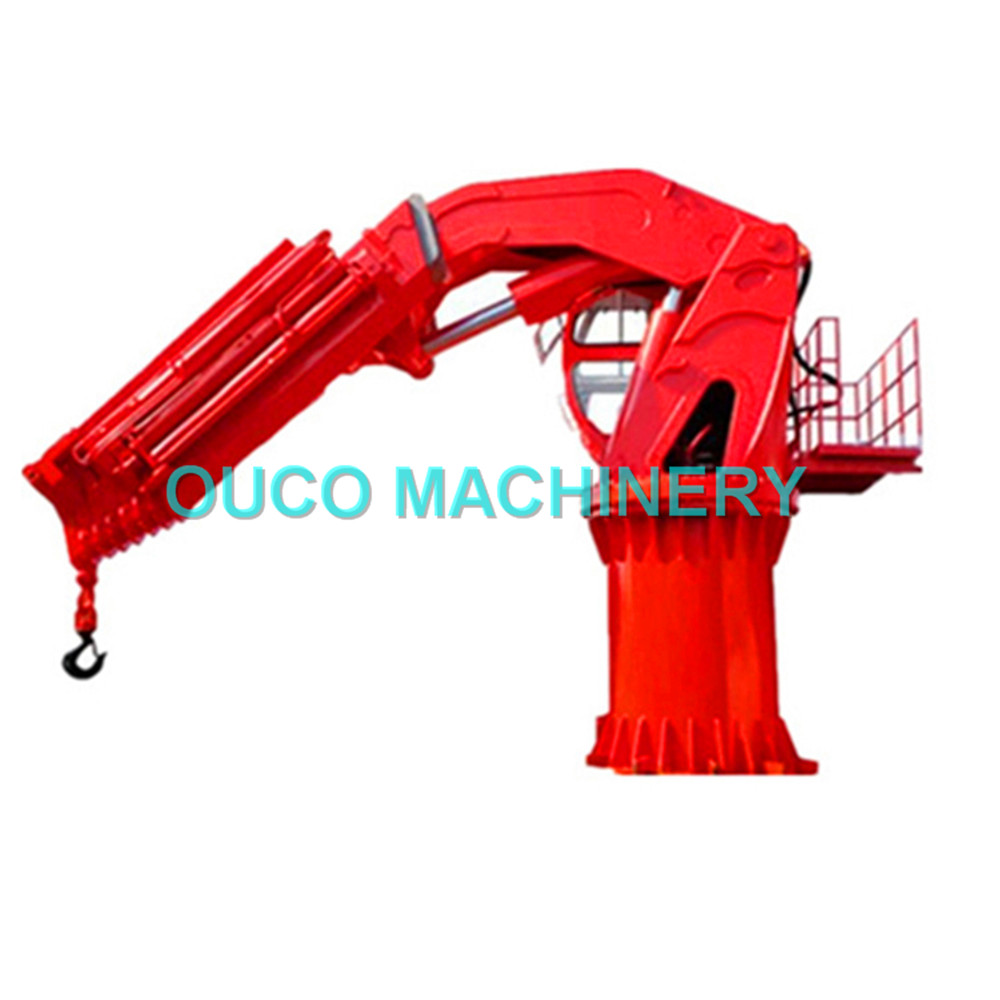 knuck telescopic boom crane