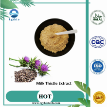 Water Soluble 80% Milk Thistle Extract Silibinin Powder