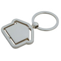 House Shape Keychain, Hollow Spinning Key Ring (GZHY-KC-019)