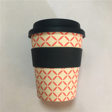 Wholesale Travel Bamboo Fiber Reusable Coffee Cups