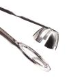 stainless steel food handling tongs