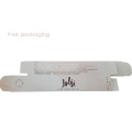 Popular etiqueta privada plegable caja de brillo de labios de papel