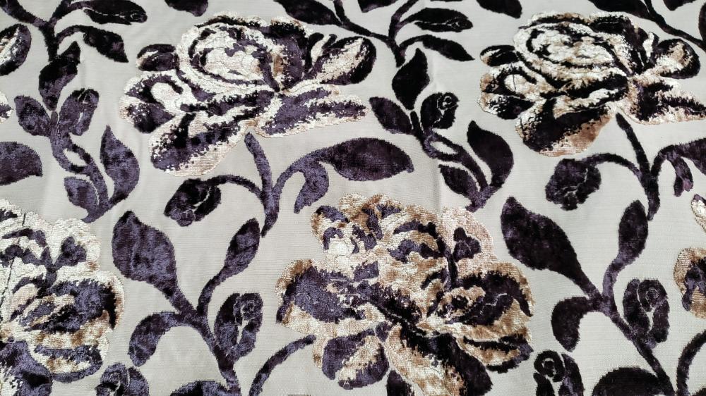 Flower Jacquard Sofa Fabric A Flower Jacquard Sofa Fabric A