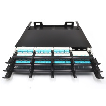 Hochdichte 1U 144F MPO-LC Patch Panel