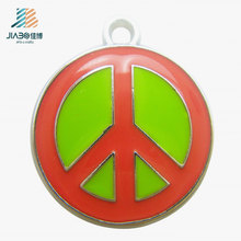 Custom Logo Metal Craft Enamel Colorful Metal Pendant for Promotion