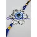 Flower shaped pendant evil eye car decoration wholesale