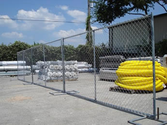 chain link portable fence