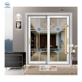 Waterproof  aluminium double leaf sliding door design