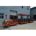 Electric antique trackless train