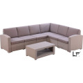 modern PP synthetic rattan wicker sofa