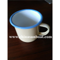 Taza personalizada esmaltada con mango