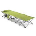 Cama militar plegable individual de lujo con almohada