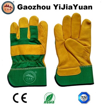 Ab Grind Golden Cow Grain Leather Work Driving Gloves