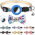 Airtag Pet Collar Bow Ties pour les chats