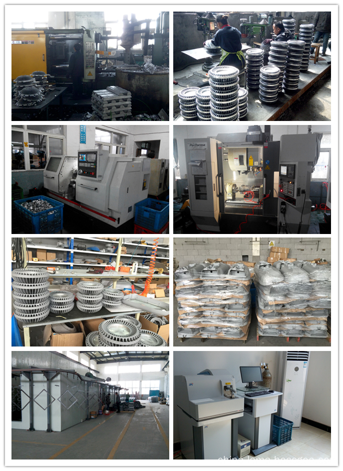The production of the LED light parts