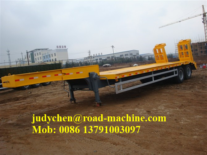 low bed semi trailer