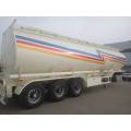 3 Compartments 42000L Carbon Fuel Tank Semi Trailer