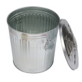 55L Multi-Purpose Trash Metal Outdoor Dustbins