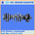 Komatsu excavator spare parts komatsu PC300-7 crankshaft 6742-01-1570