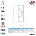 JHK-014 Best Semi-Circle Design Double Door Wood Bubinga Veneer Door Mmaterail  Quality Assured