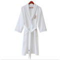 Custom colour waffle hotel bath robe poncho