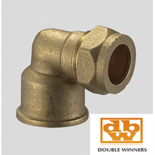 Brass Compression Fitting Female Elbow FxC