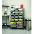 Metal Chrome Restaurant Kitchen Wire Storage Shelving Rack