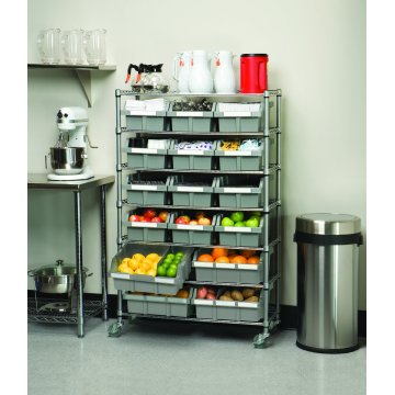 Metal Chrome Restaurant Kitchen Wire Storage Shelving Rack