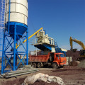 YHZS belt conveyor concrete batching plant