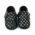 New Designs Popular Cow Leather Moccasins Baby Shoes