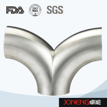 Stainless Steel Sanitary Double Bend Type Tee (JN-FT5003)