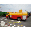4X2 5000L Camiones cisterna de succión de aguas residuales