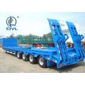 Multi axles 40ft flatbed iso container trailer