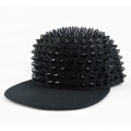 Flat bill hip-hop dance hat rivet baseball cap hat