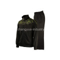 winter season designed female and male sports jackets with knitted fabric