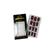 Boîte transparente cosmétique Faux ongles Blister Pack Tray