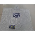 PE rain poncho with Logo printed