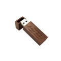 Square USB Flash Drive With Wooden Box