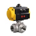 Pneumatic Air Valves 3 Way Solenoid Ball Valve