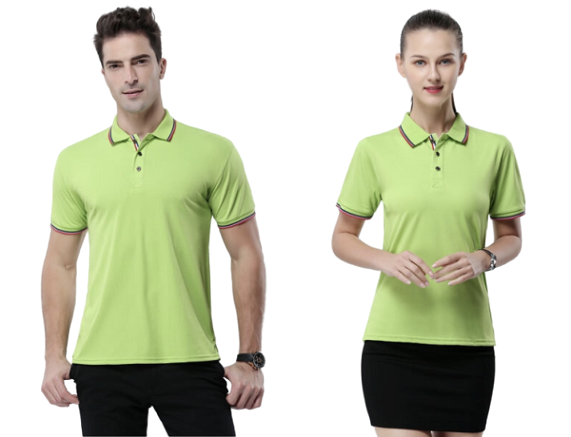 Mens Womens Custom Embroidered or Printed Logo Cotton Polo Shirt