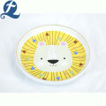 Eco-Friendly Custom Cute Lion Face Shape Ceramic Decorative Dog Bowls