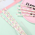 Drinking Paper Straw Creative colored paper straws wholesale