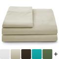 4pcs drap de lit 100% bambou