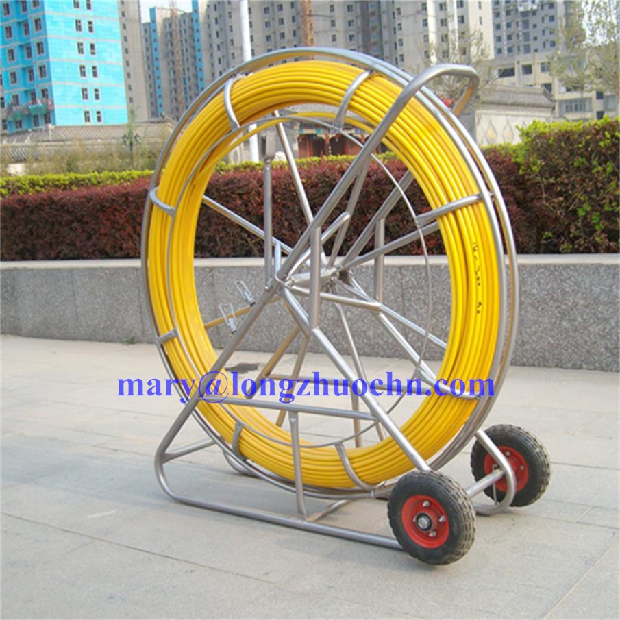 Fiberglass duct rodder