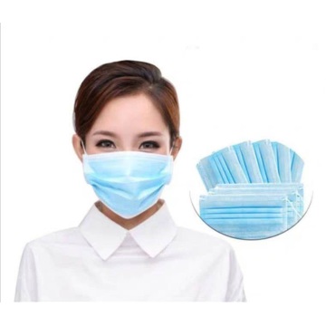 Virus Prevention Non Woven Disposable 3 Ply Mask